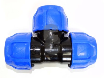 Тройник ПЕ черен ф32